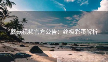 蘑菇视频官方公告：终极彩蛋解析