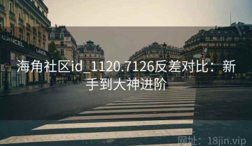 海角社区id_1120.7126反差对比：新手到大神进阶